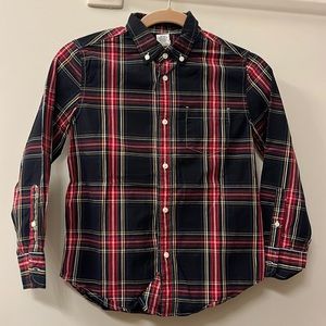 Crewcuts Tartan button down dress shirt